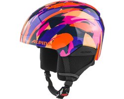 Alpina Pizi Junior Skihelm - Pink-Orange Blue Gloss | Maat: 46 - 51 cm