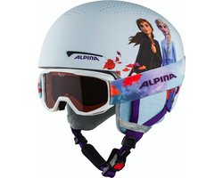 Alpina Zupo Disney Skihelm + Piney Skibril - Frozen | | Maat: 48 - 52 cm