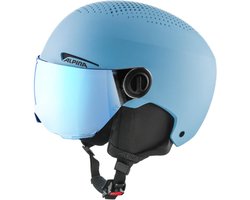 Alpina Zupo Visor Q-Lite Junior Skihelm Met Vizier | Smoke Blue Matt | Q-Lite Blue Cat. 2 | Maat: 51 - 55 cm