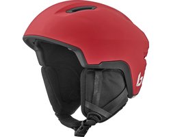Bollé Atmos Pure Skihelm | Carmine Red Matte | Maat: 52 - 55 cm