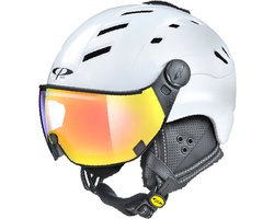 CP Camurai - Skihelm met Vizier - wit - 56-58/M - Meekleurend Vizier Cat. 1-2 (//)