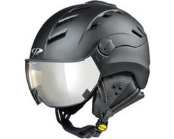 CP Camurai - Skihelm met Vizier - zwart - 53-55/S - Meekleurend Vizier Cat. 1-2 (//)