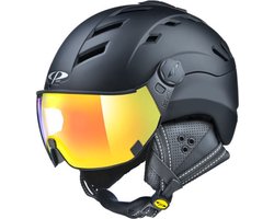 CP Camurai - Skihelm met Vizier - zwart - 53-55/S - Meekleurend Vizier Cat. 1 (/)