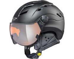 CP Camurai - Skihelm met Vizier - zwart - 58-60/L - Spiegel Vizier Cat. 2 (/)