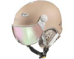 CP Carachillo Cashmere - Skihelm - crème/python - 53-55/S - Meekleurend & Polariserend Vizier - Cat. 1-2 (//)