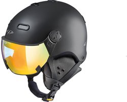 CP Carachillo - Skihelm - zwart - 58-60/L - Meekleurend Vizier - Cat. 1-2 (//)