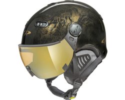 CP Carachillo Vintage - Skihelm - zwart - 58-60/L - Meekleurend Vizier - Cat. 1-2 (//)