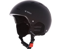 DELUNI Montano Skihelm unisex - mat zwart - 56/54