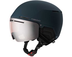 Head Cinema Helm Met Vizier Blauw 56-59 cm / Silver/Red/CAT2