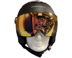 Mango Snow Free Special skihelm met vizier - zwart - maat 55-57 cm