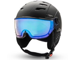 Mango Venus Skihelm Met Photochromic Vizier | Black | Blue Mirror Cat. 1-2 | Maat: 61 t/m 63 cm