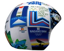 Multisport Helm Cover voor de Winterspelen - Retrostijl