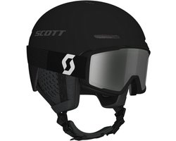 Scott Track + Factor Pro skihelm met skibril set - zwart - maat L 59-61cm