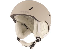 SINNER - CREST Unisex Skihelm - MATTE LIGHT GREY - Maat S, 50-54 cm