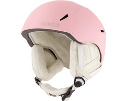 SINNER Crest Unisex Skihelm - MATTE LIGHT PINK - Maat M, 55-58 cm