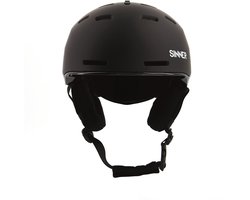 SINNER - KAISER Unisex Skihelm - MATTE BLACK - Maat M, 55-58 cm