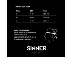 SINNER Titan Skihelm - Zwart - Unisex - Maat 63 (XL)