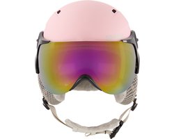 SINNER - TYPHOON VISOR Unisex Skihelm - MATTE LIGHT PINK - Maat M, 55-58 cm