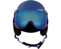 SINNER - TYPHOON VISOR Unisex Skihelm - MATTE NAVY BLUE - Maat M, 55-58 cm
