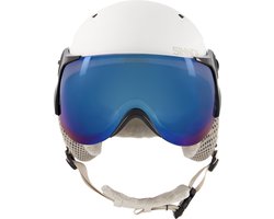 SINNER - TYPHOON VISOR Unisex Skihelm - MATTE WHITE- Maat S, 50-54 cm