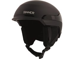 SINNER - ZERMATT Unisex Skihelm - MATTE BLACK - Maat XL