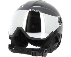 Skihelm met geïntegreerd vizier Zwart Maat 57-58