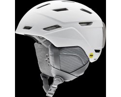 Smith Skihelm - Dames - Mirage MIPS - Snowboard Helm - Wintersport bescherming - Mat Wit - 51-55