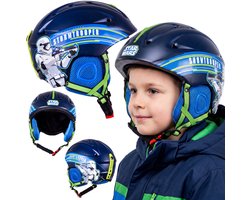 Star Wars Stormtroopers Veilige skihelm, SNOWBOARD voor jongens IN-MOLD, met ventilatie, verstelbaar 55-58 cm