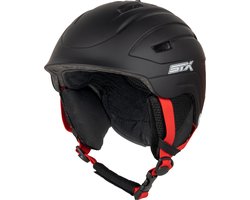 STX Helmet Tahoe JR - Skihelm - Black/Red - Maat S - 52-55.5 CM