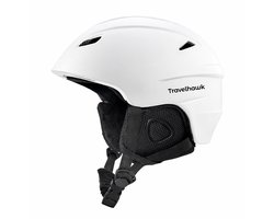 Travelhawk Skihelm - Snowboard Helm - Ski Helm - Unisex - Wit - L/XL