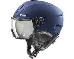 Uvex Instinct Visor Helm Met Vizier Blauw 59-61 cm / Mirror Silver Smoke/CAT2