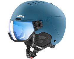 Uvex Wanted Visor Helm Met Vizier Blauw 54-58 cm / Supravision Smoke/CAT2