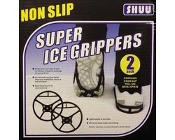 Anti slip grip - ijs gripzolen - sneeuw gripzolen - maat 35-39