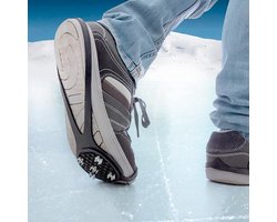 Anti-slip zolen voor op sneeuw / anti glij-ijzers voor op ijs -   ONE SIZE