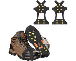 Antislip Ijzers voor Schoenen - Schoen Grips voor Winter en Wandelen - Maat 34-39