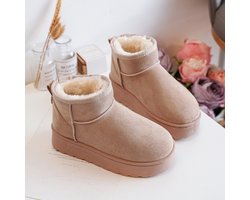 Bottes fourrées Style Ugg beiges 36