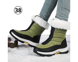 Bovista Snowboots Voor Dames - Sneeuwschoenen- Wintersport Sneeuwboots - Ski Gadgets - Maat 38 - Groen