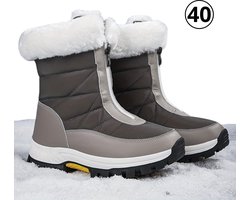 Bovista Snowboots Voor Dames - Sneeuwschoenen- Wintersport Sneeuwboots - Ski Gadgets - Maat 40 - Grijs