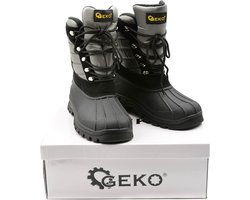 GEKO Snowboots - Waterdicht - Warme voering - Maat 43 - Zwart