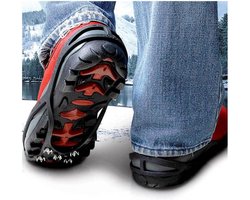 Magic Spiker Sneeuwijzers Anti-Slip voor Schoenen - Maat 38 tm 43 - 1 paar| Universeel en Past op Elke Schoen | Sneeuw IJzer