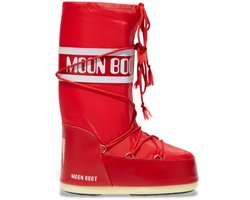 Moonboot Icon Nylon Snowboots Dames Rood 35-38