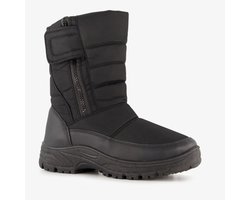 Mountain Peak gevoerde heren snowboots zwart - Maat 45 - Uitneembare zool - Moonboots