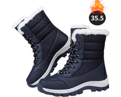 Nivard Snowboots - Sneeuwschoenen - Sneeuwboots - Dames - Wintersport - Ski - Skischoenen - Zwart - 35.5 - Laarzen