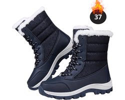 Nivard Snowboots - Sneeuwschoenen - Sneeuwboots - Dames - Wintersport - Ski - Skischoenen - Zwart - 37 - Laarzen