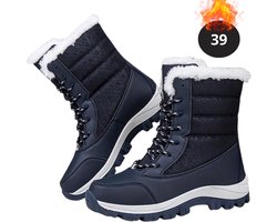 Nivard Snowboots - Sneeuwschoenen - Sneeuwboots - Dames - Wintersport - Ski - Skischoenen - Zwart - 39 - Laarzen