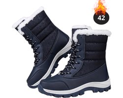 Nivard Snowboots - Sneeuwschoenen - Sneeuwboots - Dames - Wintersport - Ski - Skischoenen - Zwart - 42- Laarzen