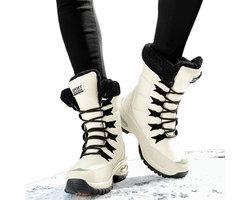 Sneeuwboots - Sneeuwschoenen - Snowboots - Wintersport - Dames - Ski Gadgets - EU36.5 - Wit