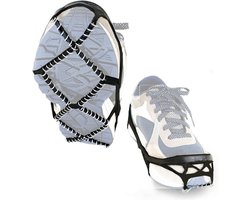 Sneeuwkettingen voor schoenen - Universele ijsplaatjes met spikes voor wandelen en lopen