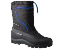 Snowboots heren / dames - L724 - gevoerd - zwart/blauw - Spirale - maat 41