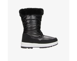 Snowfun gevoerde dames snowboots met imitatiebont zwart - Maat 42 - Moonboots